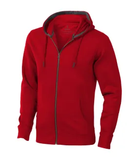 Arora men's red zip-up hooded sweatshirt Elevate.
