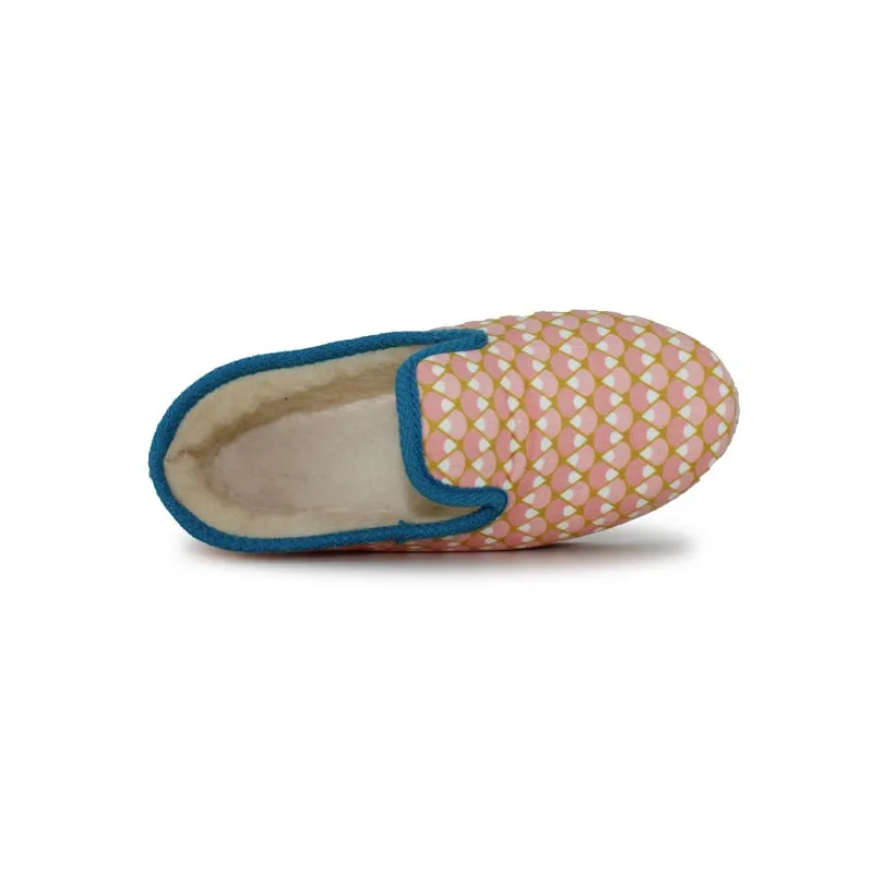 Art Deco women's Charentaise slippers
