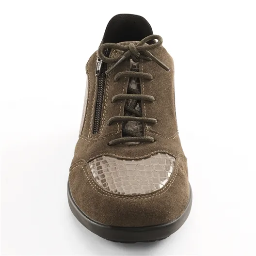 Baskets confort Pédilège Batilda noir ou taupe
