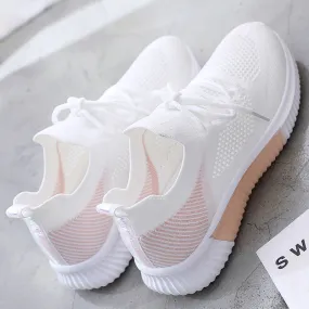 Baskets en maille respirante pour femme