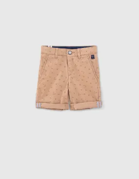 Bermuda anchor and crown print boys sable outfit.