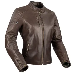 Blouson Femme Segura Lady Laxey Marron - Blouson et veste cuir femme
