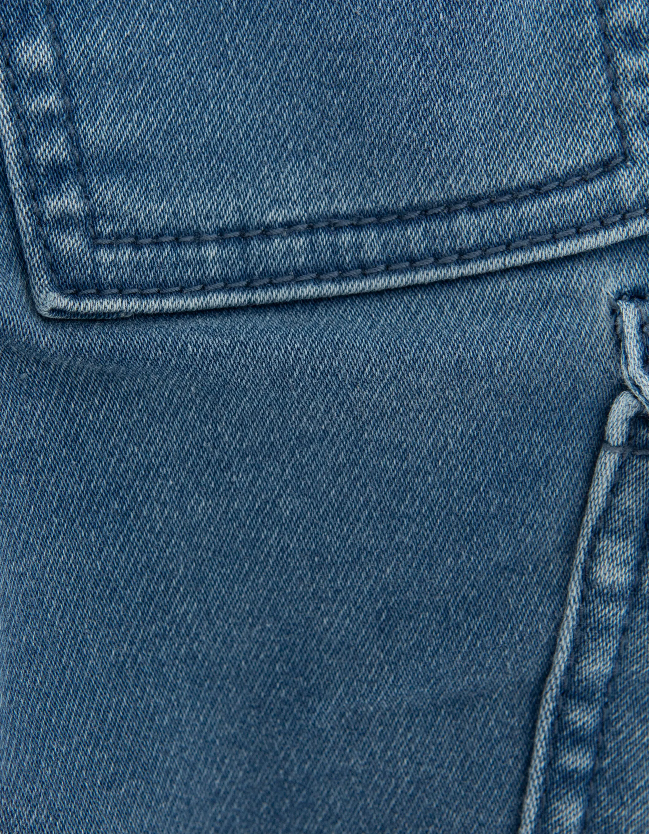 Blue Elastic Waist Baby Boy Jeans