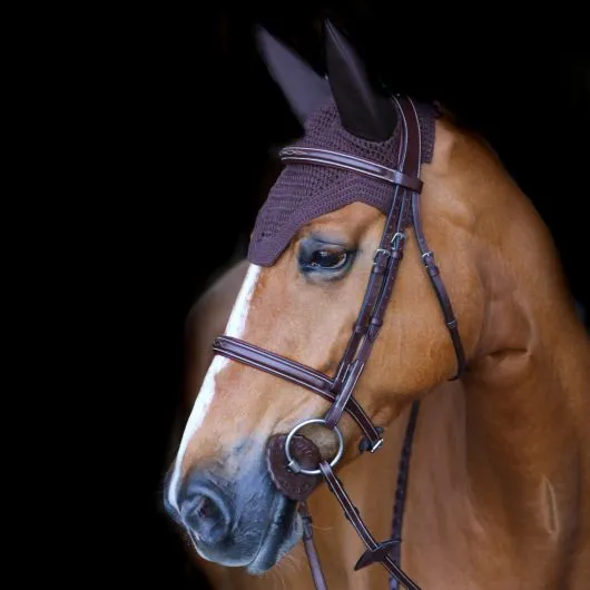 Bonnet anti-mouche anti-bruit cheval Wellington Soundless Kentucky Horsewear KENTUCKY HORSEWEAR Bonnet anti-mouche cheval