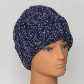 Bonnet homme bleu chine