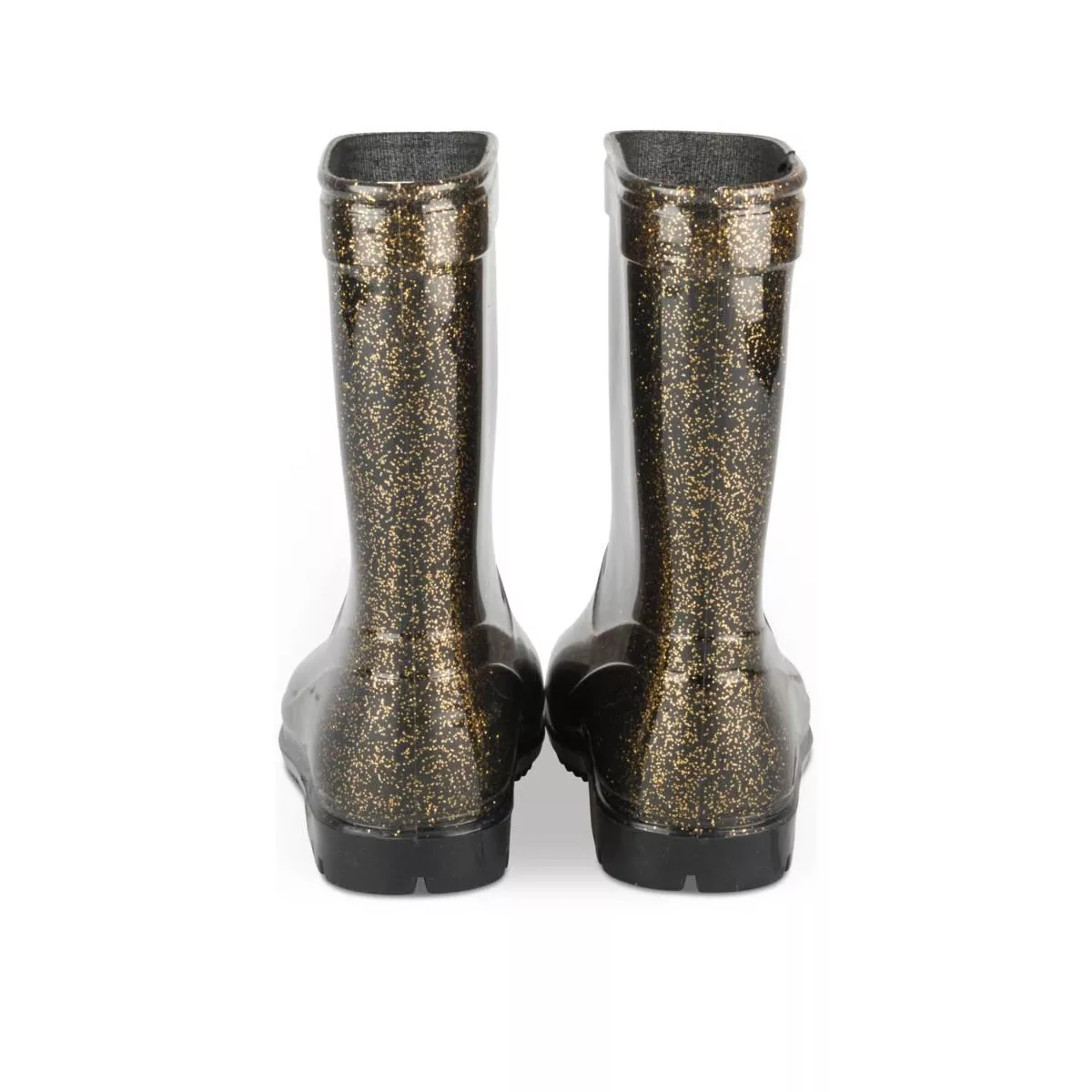 Minnie black rain boots