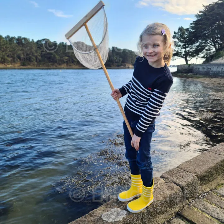 Striped Kids Boots from 24 to 34 by Hublot Marine Fashion