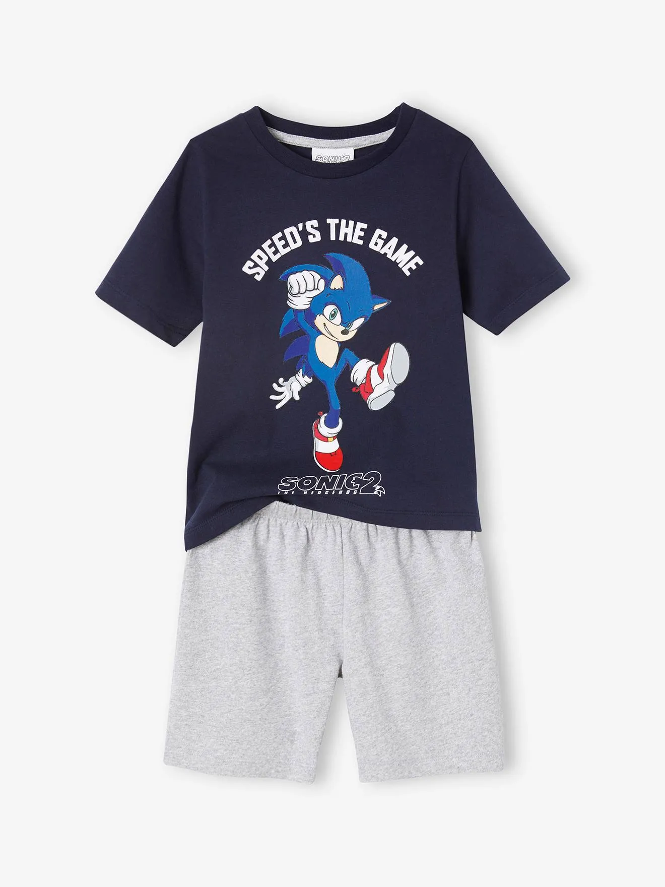 Boys' Sonic® Navy Pyjashort - Sonic