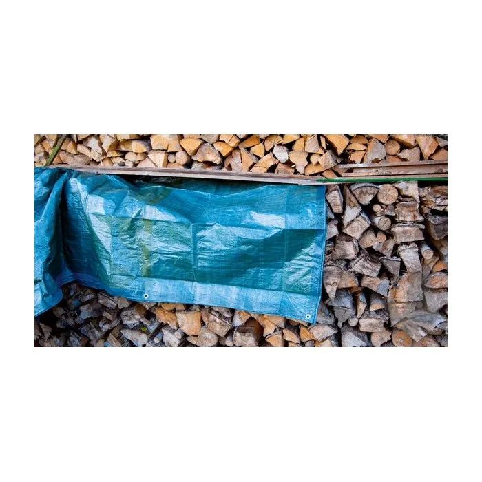 Bâche de protection pour bûcher