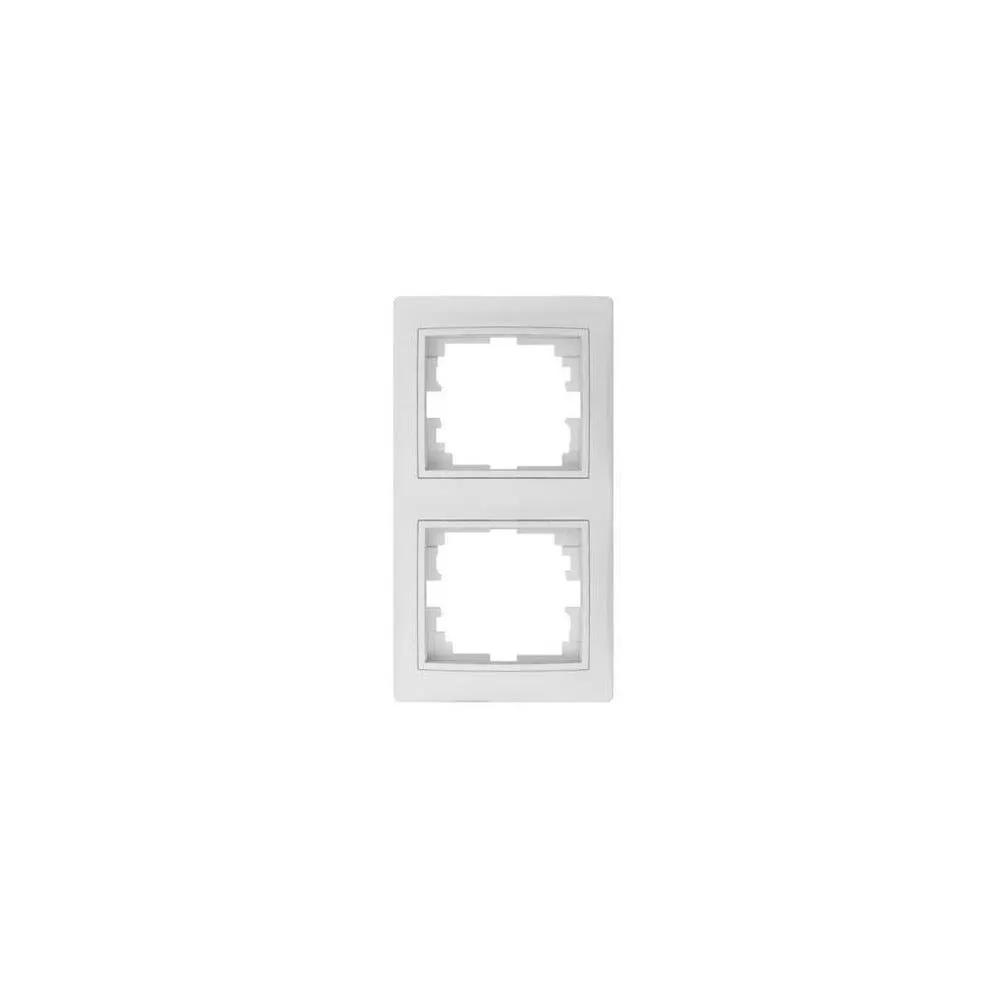 Cadre double verticale domo blanc