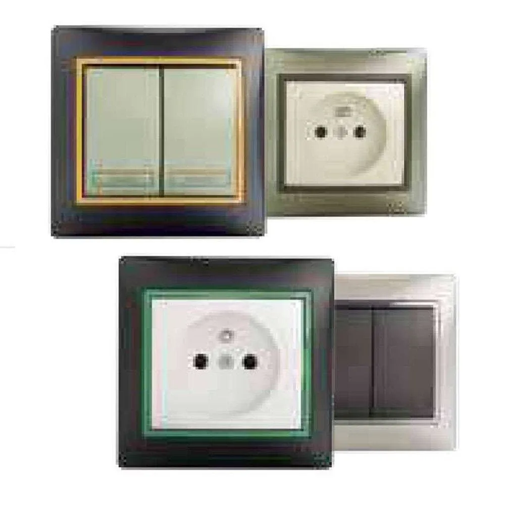Cadre double verticale domo blanc