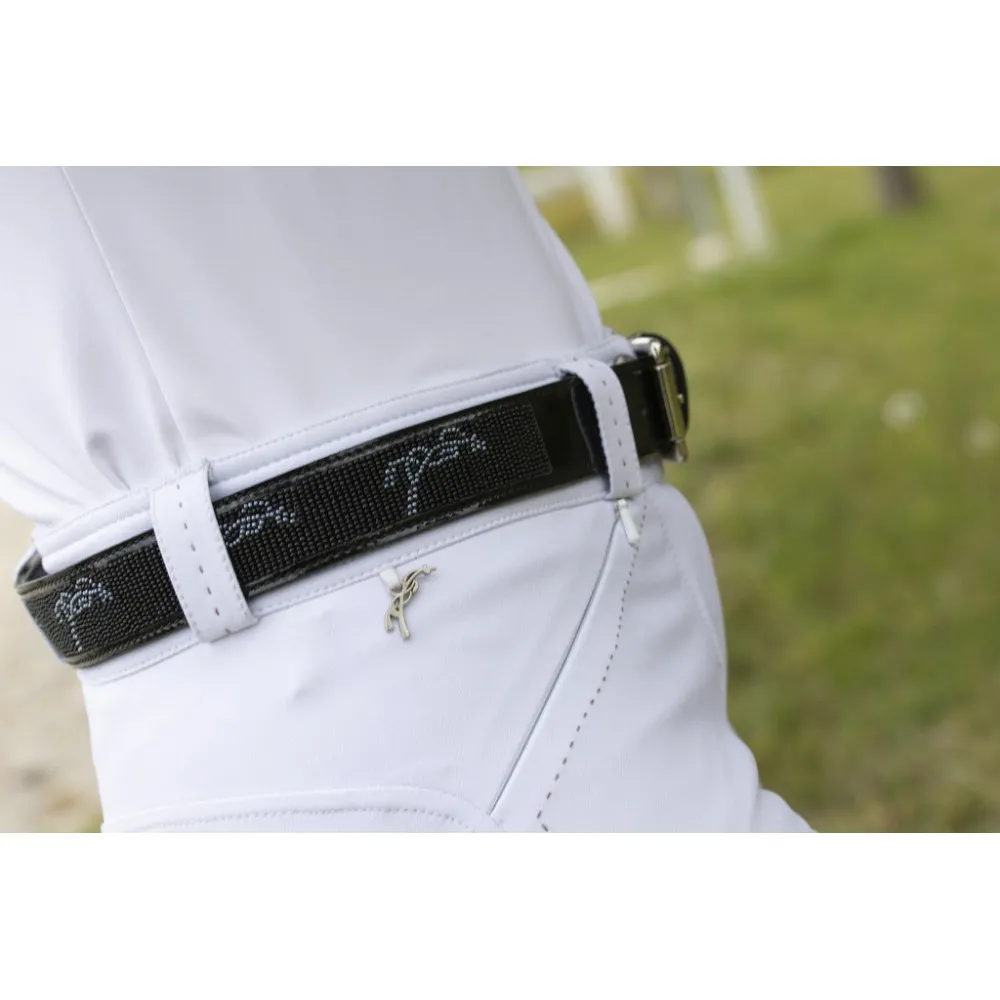 Ceinture en cuir avec perle Pénélope Pearlog