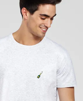 Champagne Embroidered Men's T-Shirt