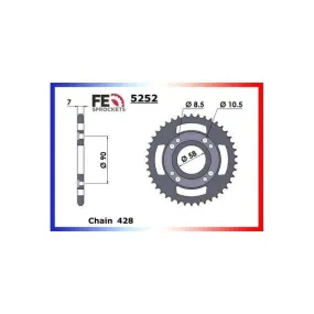 COURONNE ACIER CHUNLAN 125.CL 3A '00/03 51 428