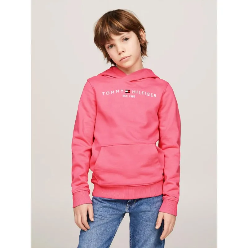 Enfant Pink Essential Logo Hoodie - Tommy Hilfiger | wimod