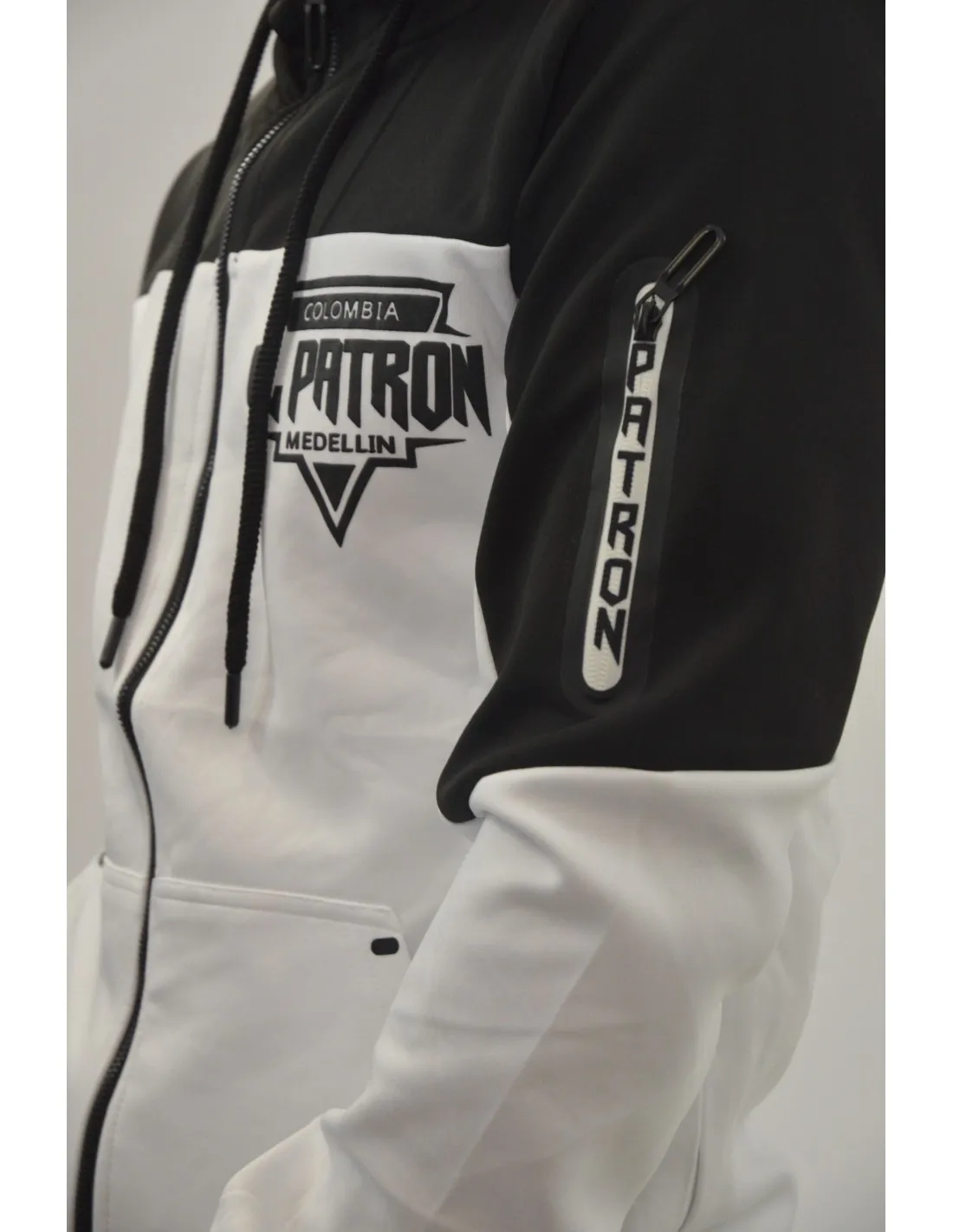 ENSEMBLE JOGGING EL PATRON NOIR ET BLANC - HOMME