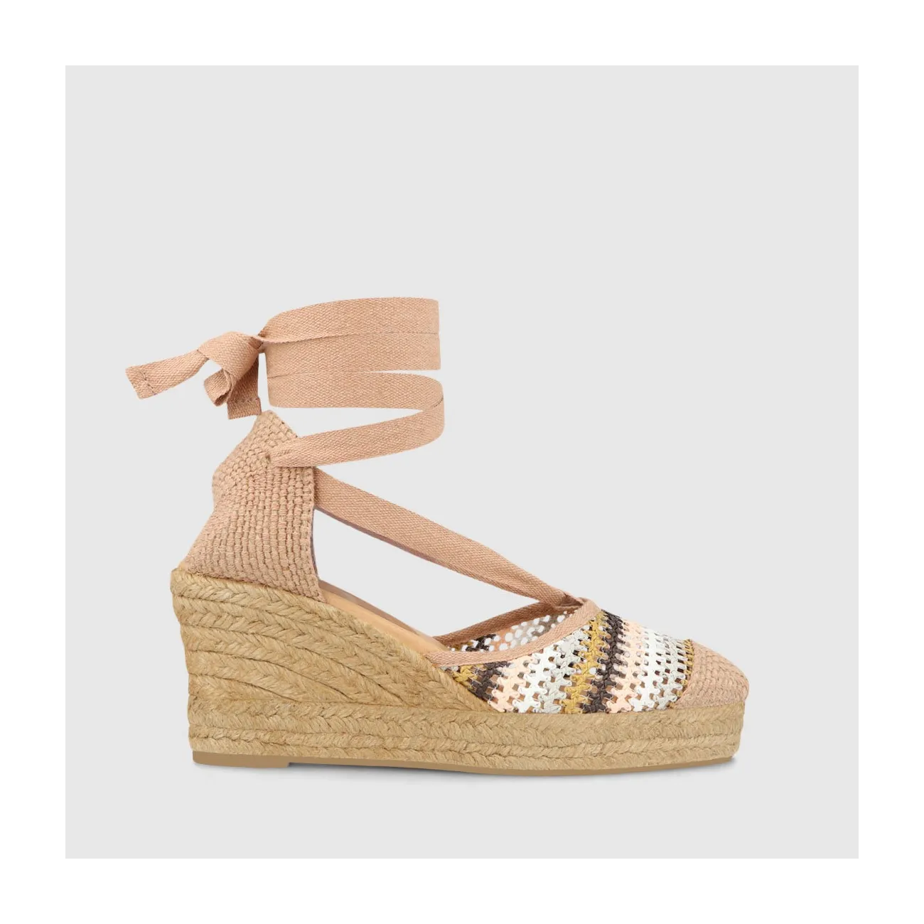 Colorful Crochet Women's Espadrilles | LODI Women's Shoes Online.