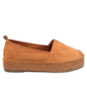 Camel Brown Thick Sole Poulain Espadrilles
