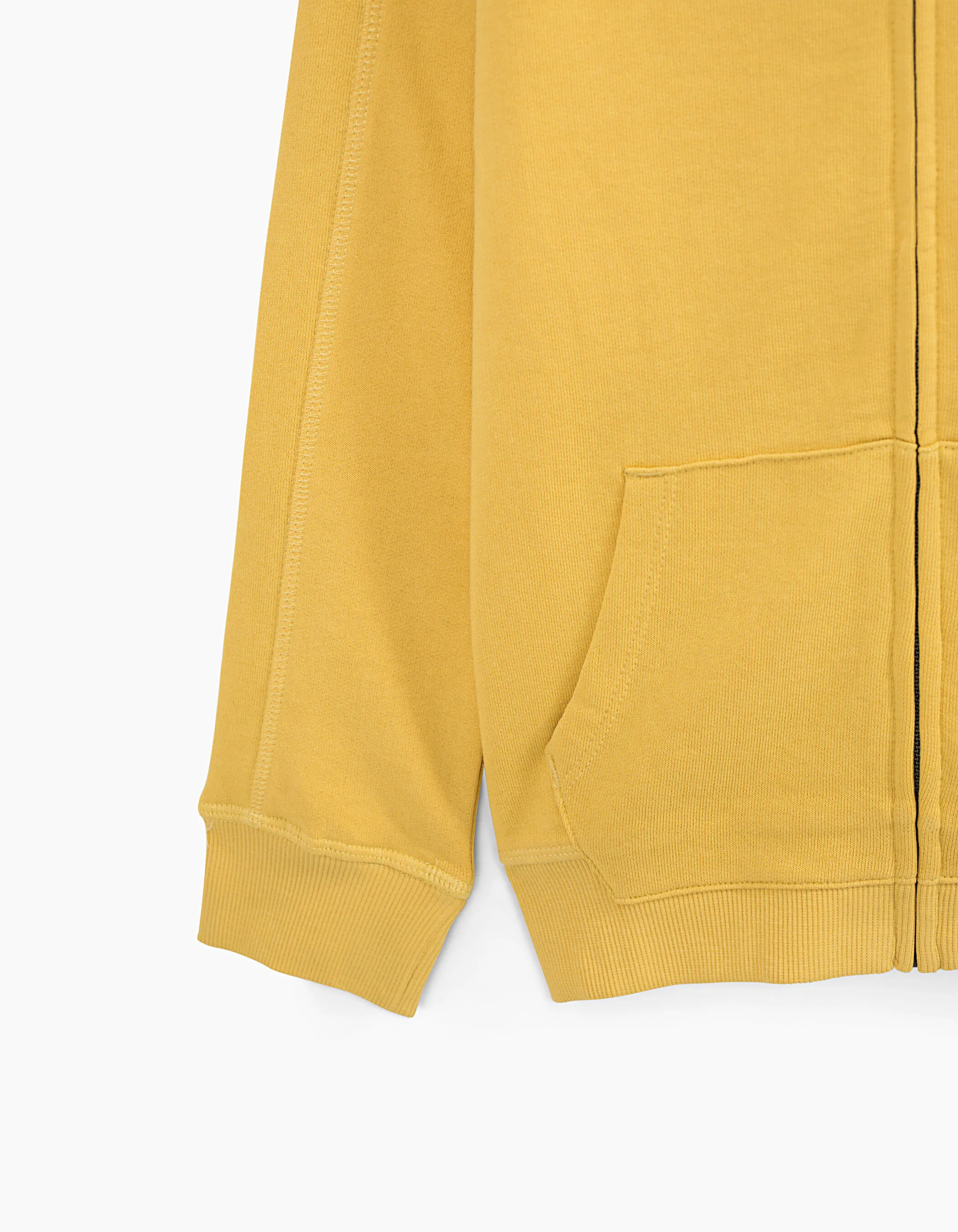 Essentiel Cardigan Jaune Molleton Bio Garçon