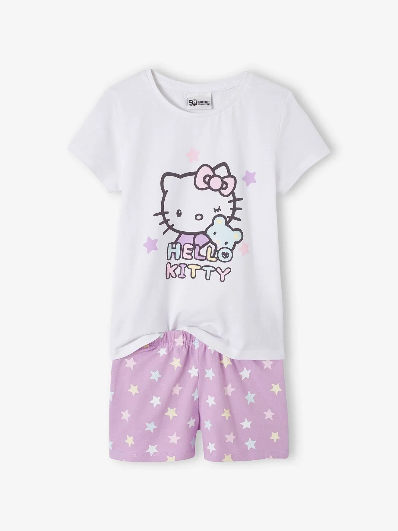Hello Kitty® girls bicolour pyjashort white/lilac - Hello Kitty