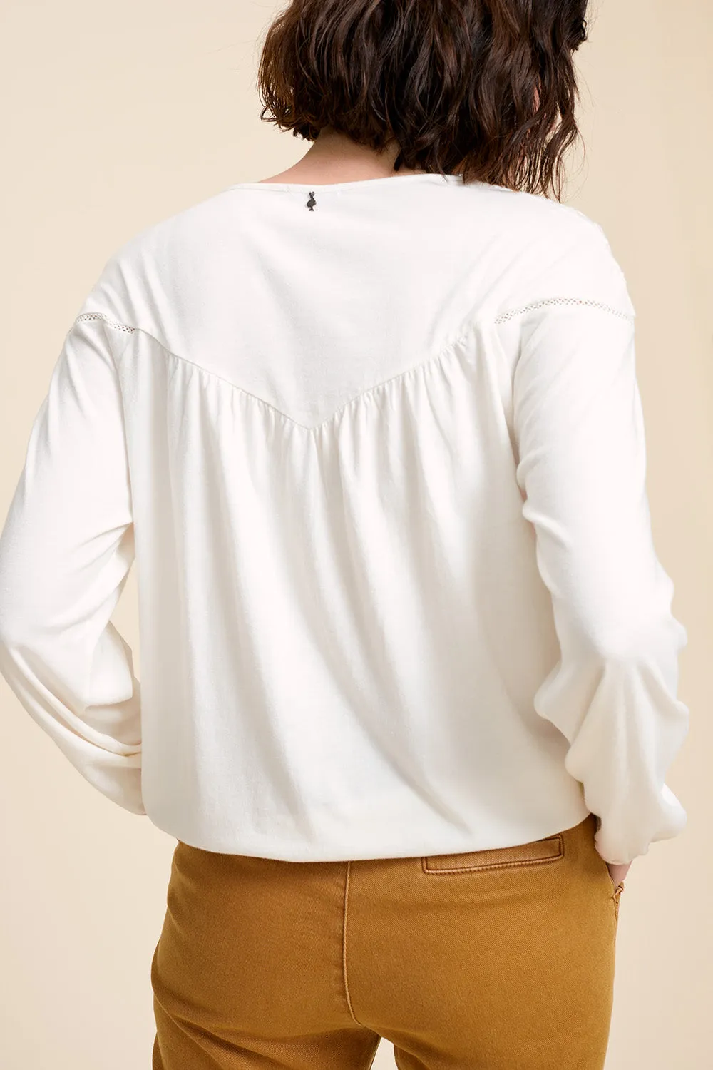 Ivory Lace T-Shirt by MOXY