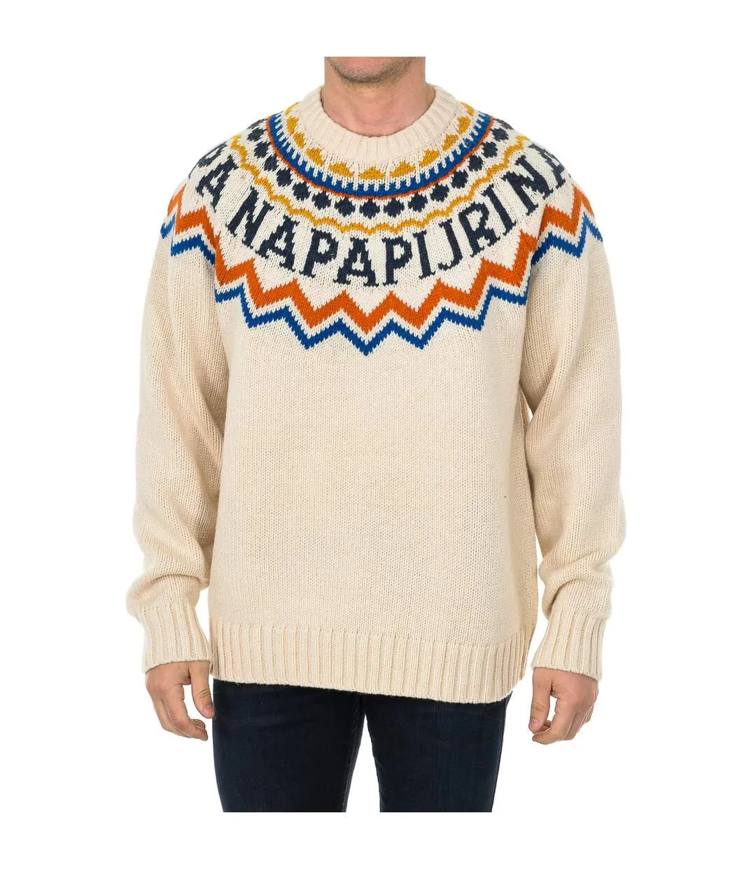 Long Sleeve Round Neck Men's Sweater - NP000IZSN