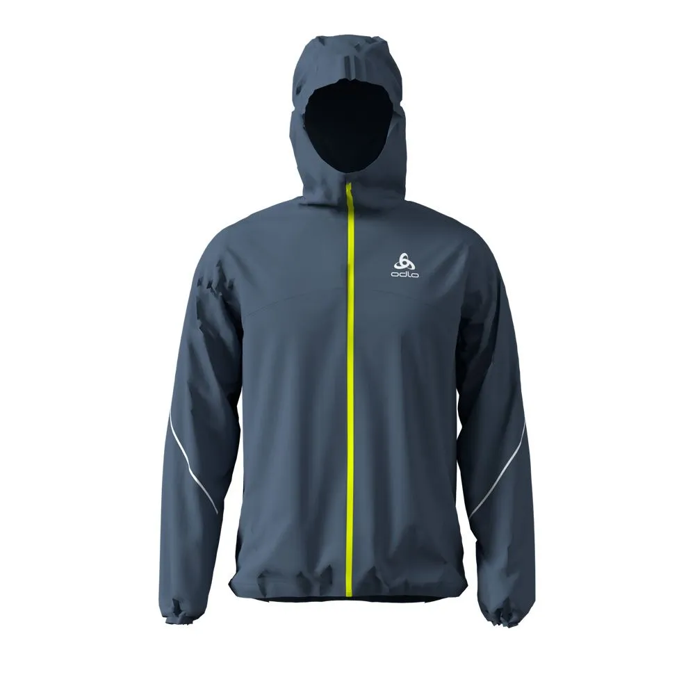 Men's Grey Rain Warm Running Jacket Without Weight