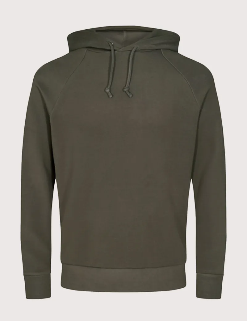Mos Mosh Men's Dark Khaki Abel Hooded Sweatshirt