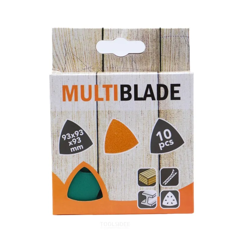 Papier de verre multilame Delta MB94 93mm K240 (10 feuilles)