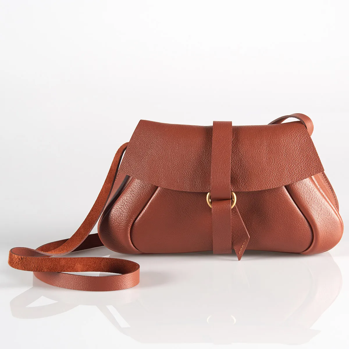 Luxury Small Leather Bag - Cocktail Antelope - Sedona Leather Goods Collection