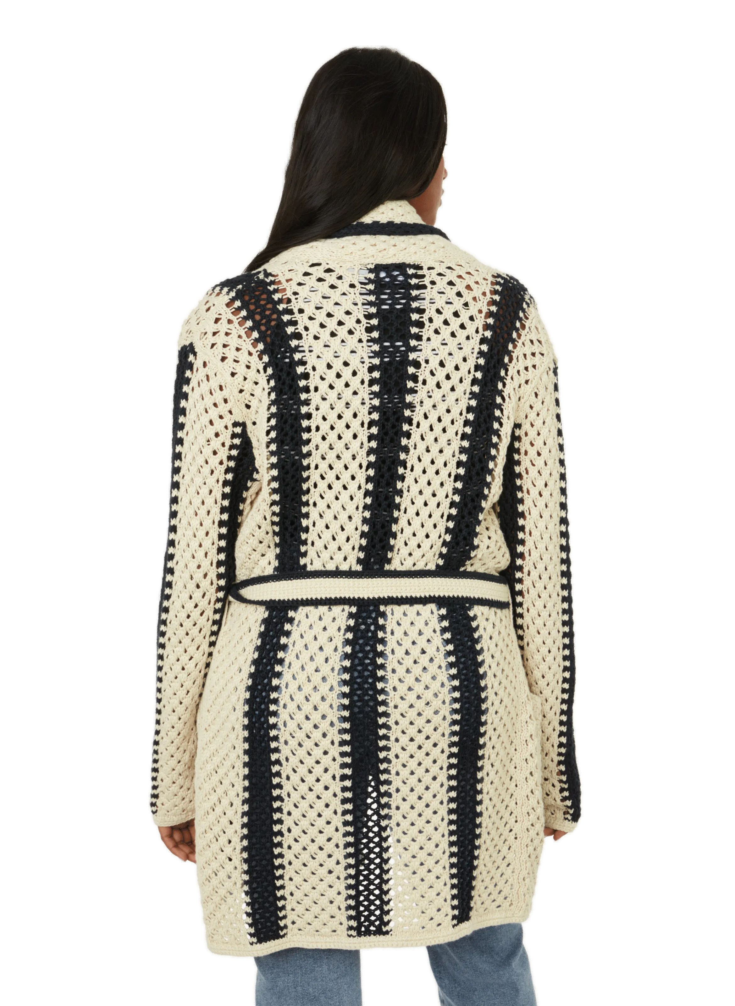 Polo Ralph Lauren Linen Long Cardigan - Multicolor