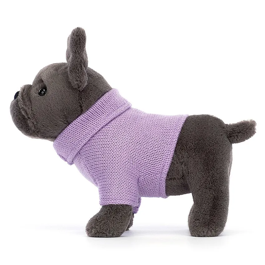 Purple French Bulldog Sweater