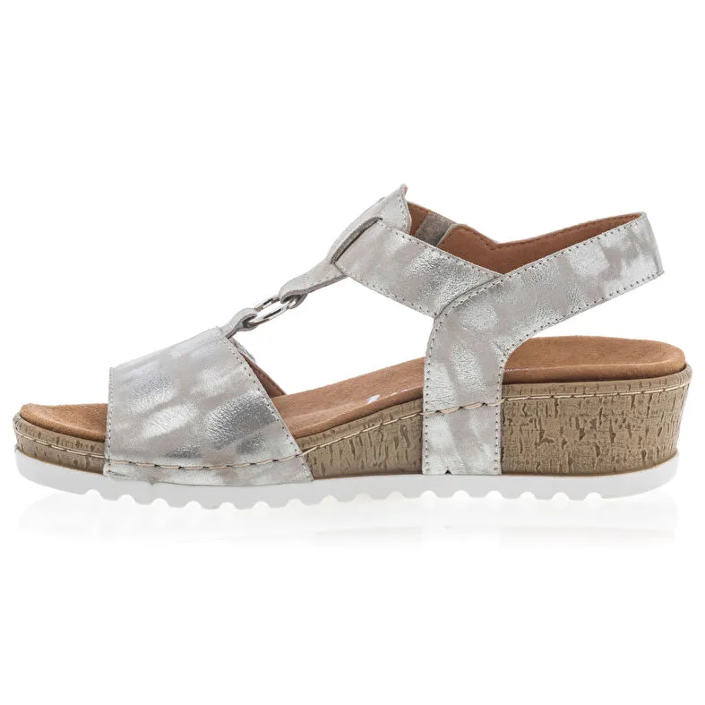 Reflexan Grey Women's Sandals / Sandals. Besson Shoes.