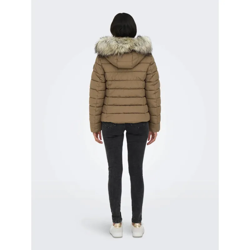 Short brown women's moon jacket - Only | wimod
