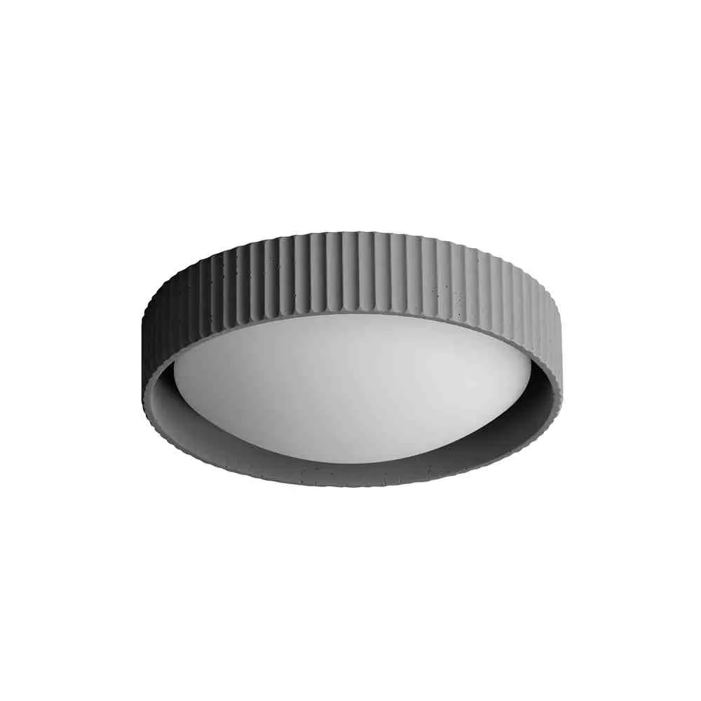 SOUFFLE Plafonnier Gris DEL INTÉGRÉ - E25051-GY | MAXIM/ET2