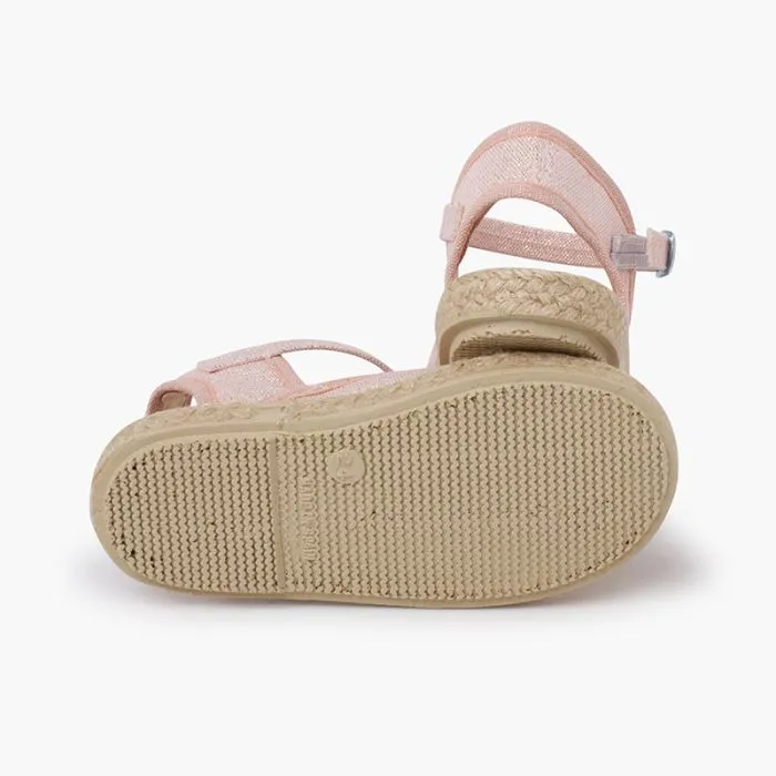 Sparkling Espadrilles with Buckle