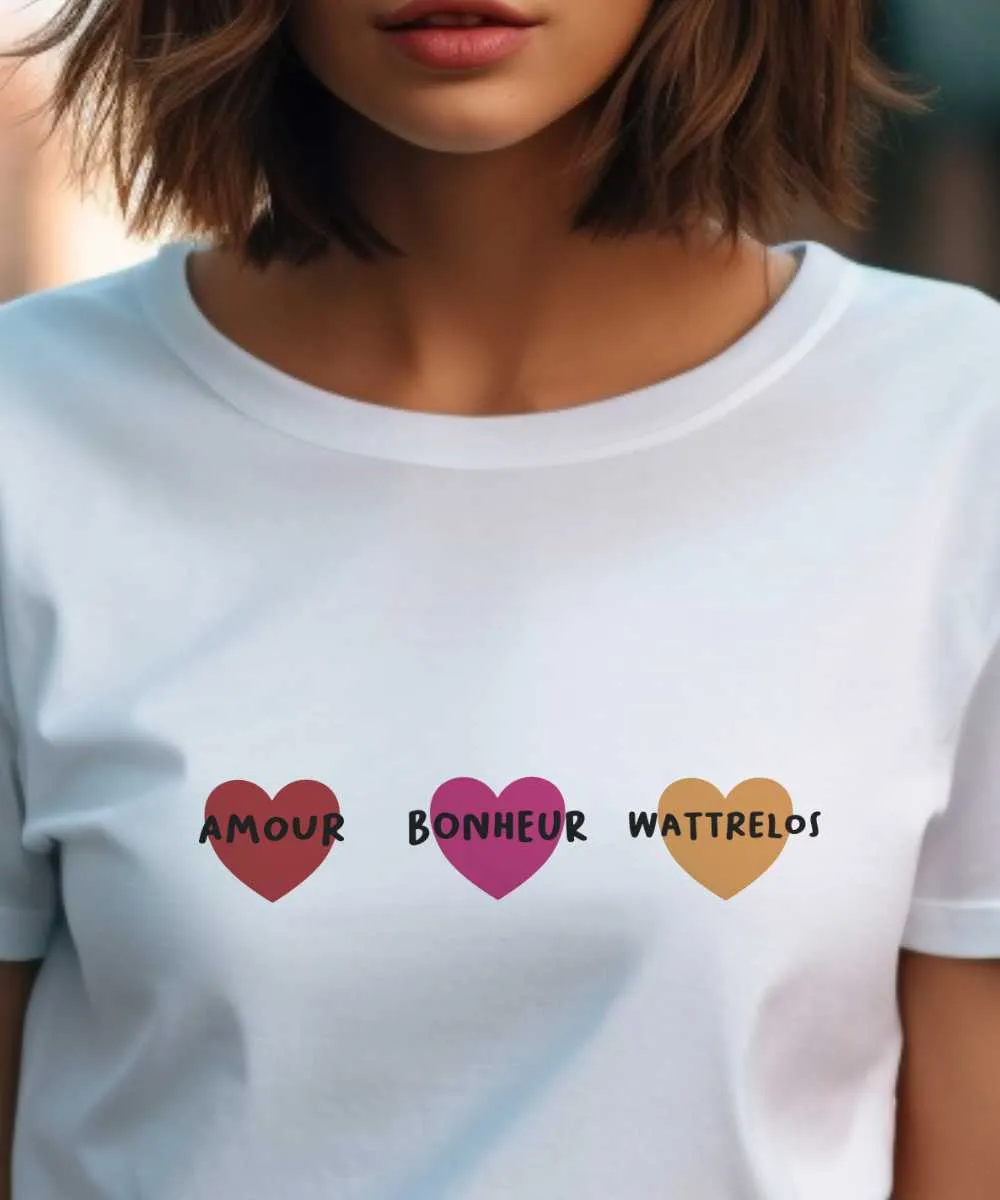 Wattrelos Love Happiness T-Shirt