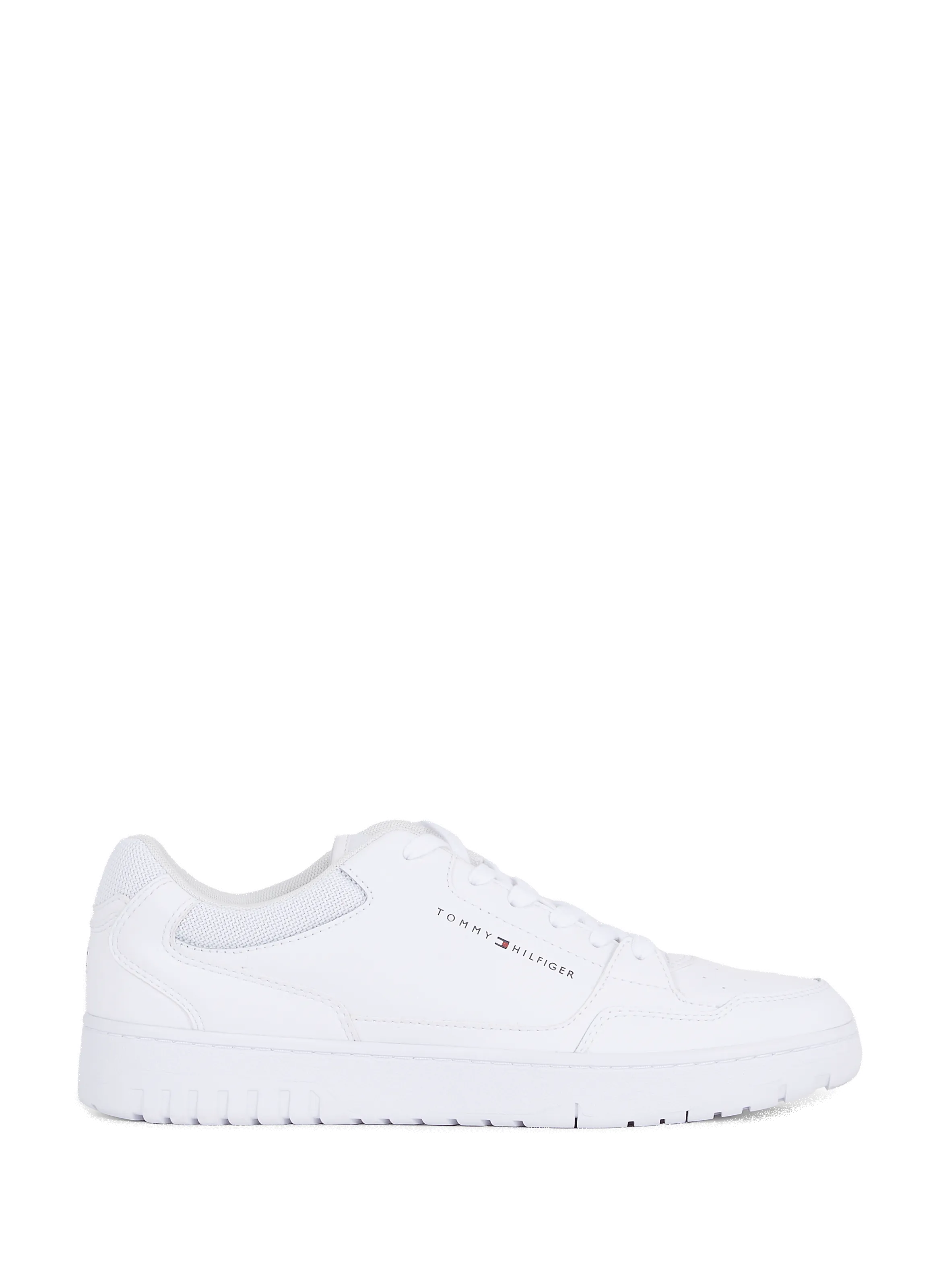 TOMMY HILFIGER  Baskets en cuir  - Blanc