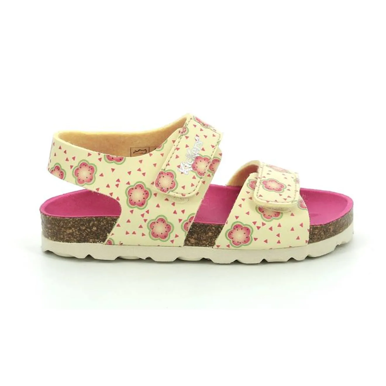 YELLOW WHITE Kickers Summerkro Sandals