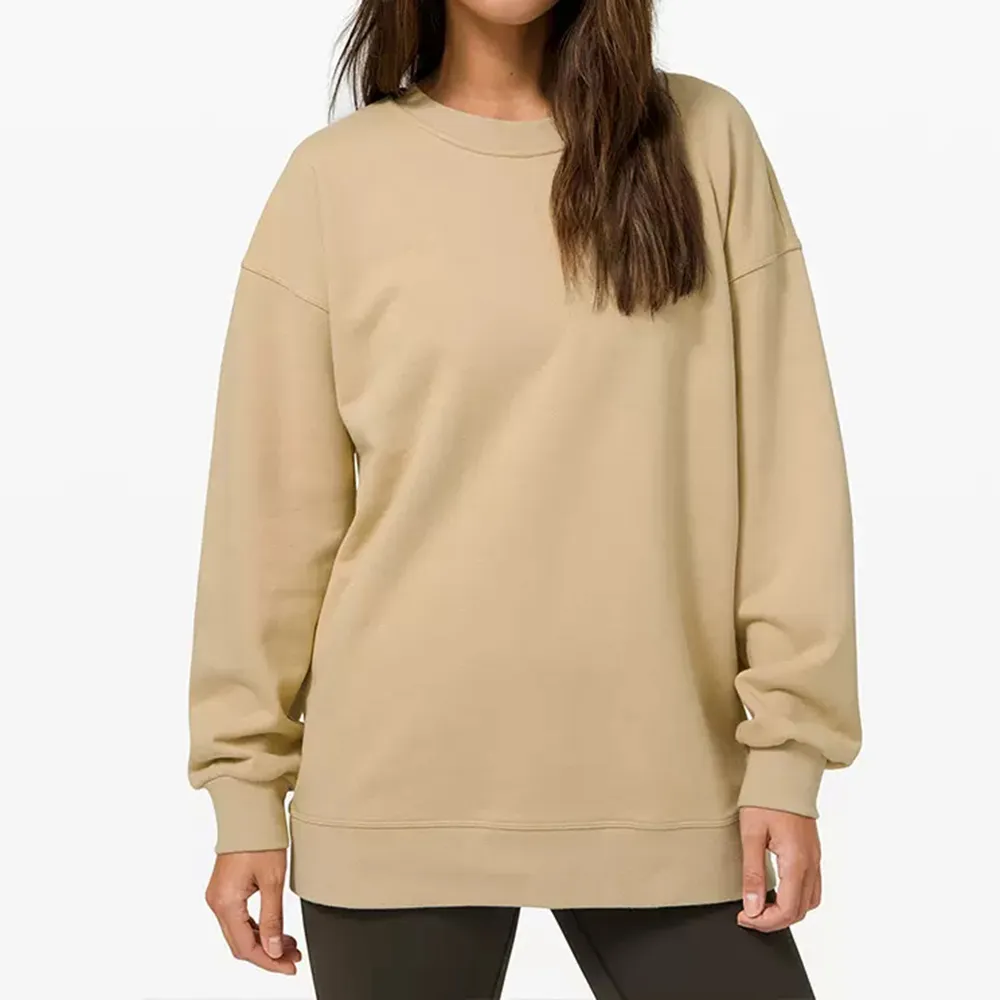 Yoga Fitness Long Sleeve Crew Neck Shirt Women's Winter Top