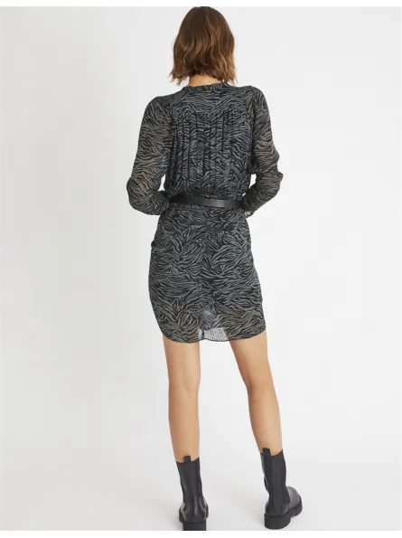 Zebra Striped Robe Bérénice Rachel